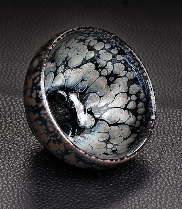 Purple Gold Oil Drop Jade Orchid Cup